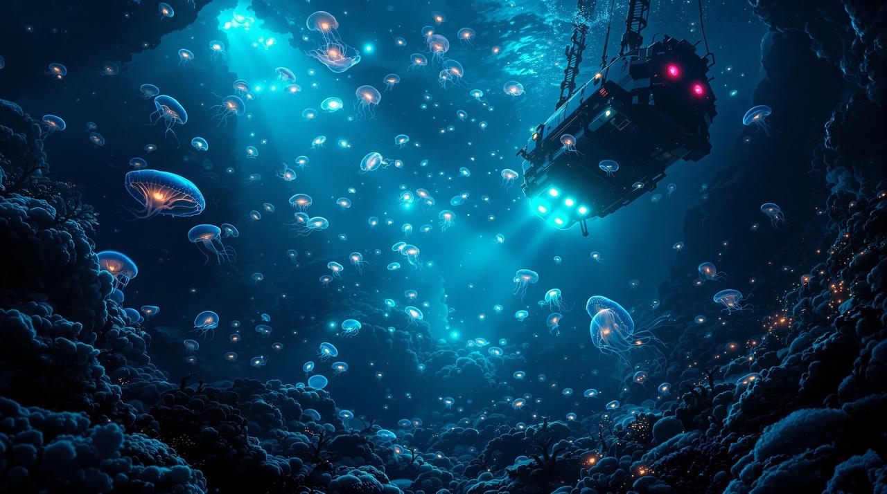 企鹅影视纪录片：深海发光生物探秘之旅
